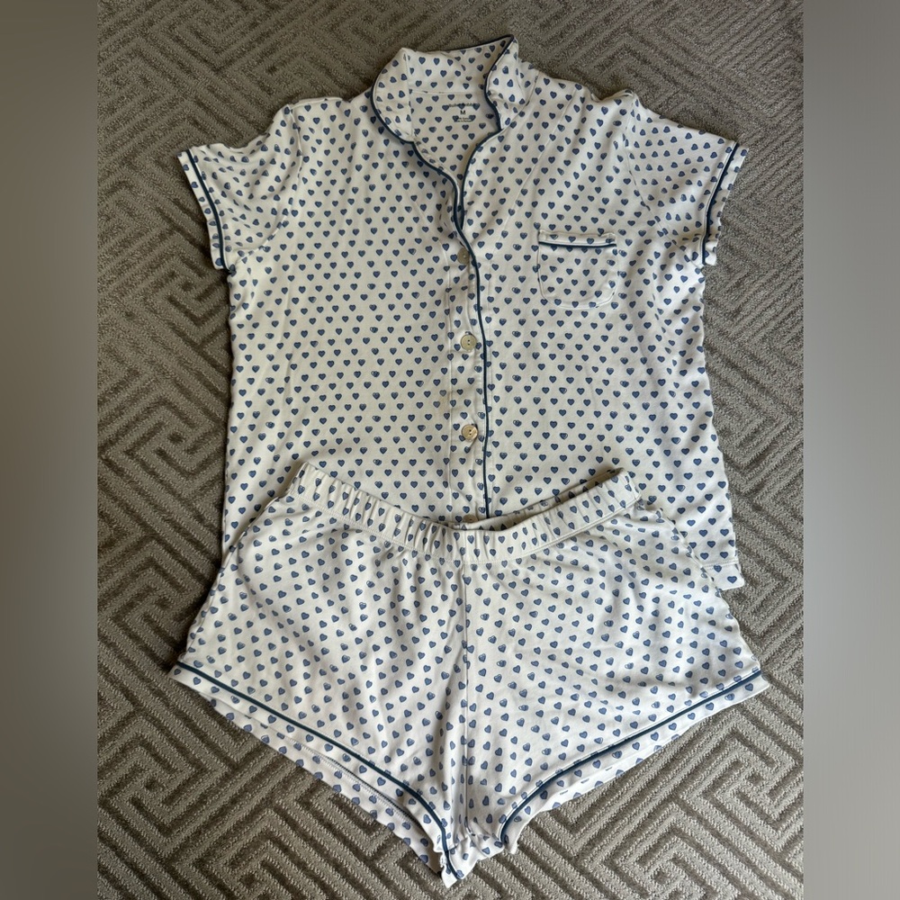 Roller Rabbit Hearts Polo Pajamas